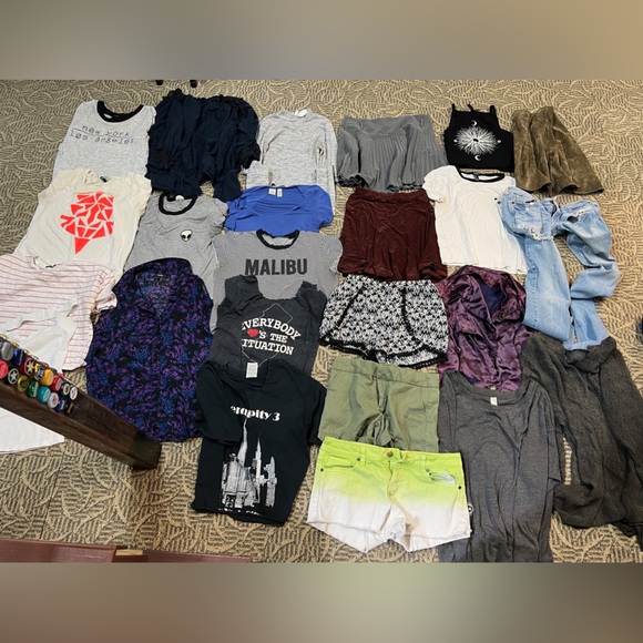 Tops - Bundle of Shirts and Skirts